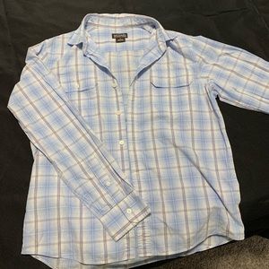 Michael Kors Button Down Plaid Shirt